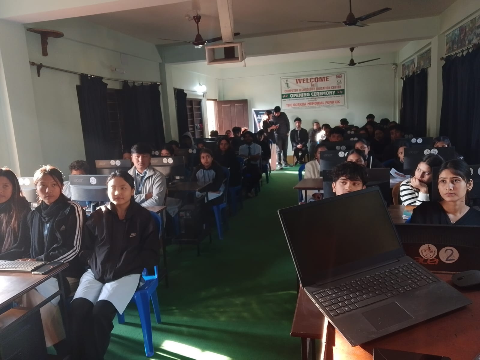 Workshop session with students